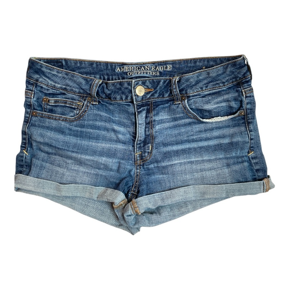 American Eagle Outfitters Mid-Rise Jean Shorts